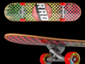 Skateboard set 007 3D Model