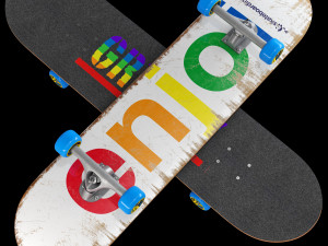 Skateboard set 008 Modelo 3D