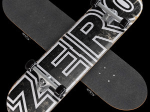 Skateboard set 008 Modelo 3D