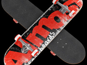 Skateboard set 008 Modelo 3D