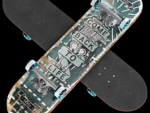 Skateboard set 008 3D Model