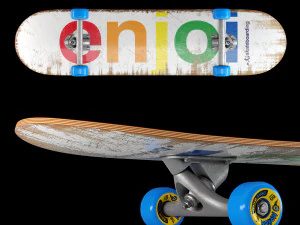 Skateboard set 008 3D Model