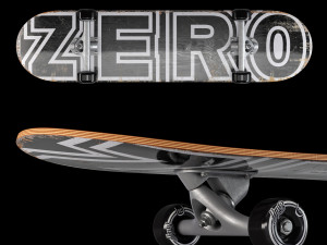 Skateboard set 008 Modelo 3D