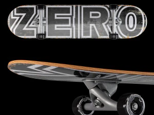 Skateboard set 008 3D Model