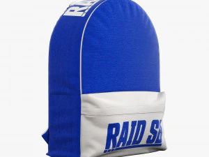 Set decorativo blu Modello 3D