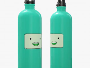 Decorative set cartoon turquoise 3D Model