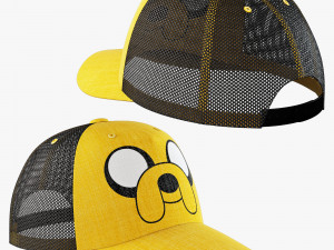 Decorative set cartoon yellow 3D Model