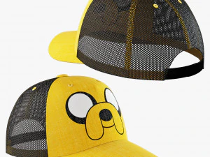 Decorative set cartoon yellow 3D Model
