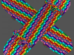 Decorative set green 3D 模型