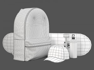 Decorative set green 3D 模型