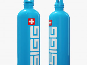 Decorative set light blue 3D Model