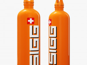 Decorative set orange Model 3D