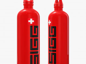 Decorative set red 3D Model