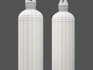 Decorative set white 3D Model