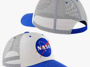 Decorative set white NASA Modèle 3D