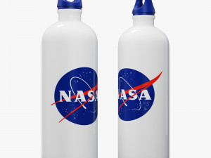 Decorative set white NASA Modèle 3D