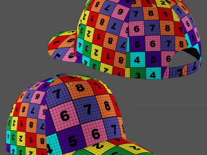 Decorative set white NASA Modèle 3D
