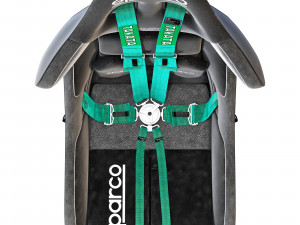Sparco pro 2000 racing seat Model 3D