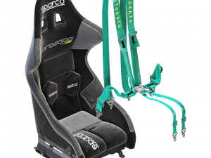 Sparco pro 2000 racing seat 3D Model
