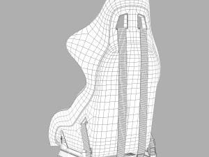 Sparco pro 2000 racing seat 3D Model