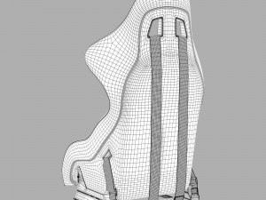 Sparco pro 2000 racing seat Model 3D