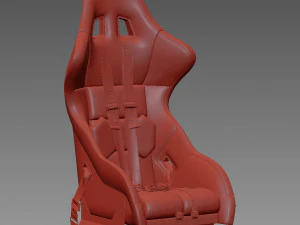 Sparco pro 2000 racing seat 3D Model