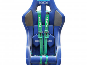 Sparco pro 2000-martini racing-racing seat Model 3D