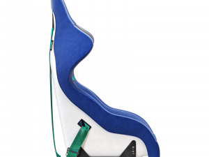 Sparco pro 2000-martini racing-racing seat Model 3D