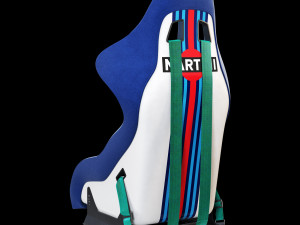 Sparco pro 2000-martini racing-racing seat Model 3D