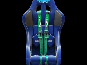 Sparco pro 2000-martini racing-racing seat Model 3D