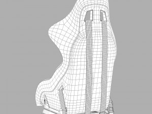 Sparco pro 2000-martini racing-racing seat Model 3D