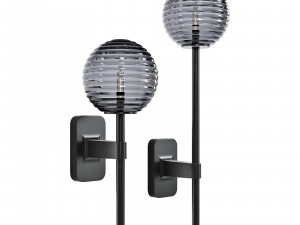 Astro lighting tacoma single-single grande rbbed glass 3D Model