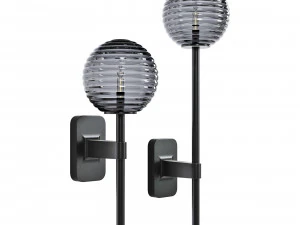 Astro lighting tacoma single-single grande rbbed glass 3D Model