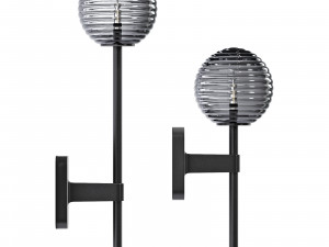 Astro lighting tacoma single-single grande rbbed glass 3D 模型