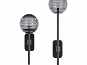 Astro lighting tacoma single-single grande rbbed glass 3D 模型