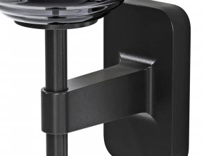 Astroverlichting tacoma enkel-enkel grande geribbeld glas 3D Model