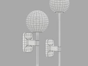 Astro lighting tacoma single-single grande rbbed glass 3D 模型