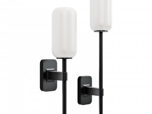 Astro lighting tacoma single-single grande reed glass 3D Model