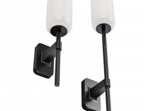 Astro lighting tacoma single-single grande reed glass Modelo 3D
