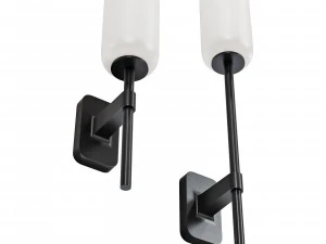 Astro lighting tacoma vidro de palheta grande &uacute;nico Modelo 3D