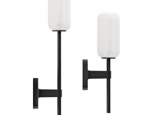 Astro lighting tacoma single-single grande reed glass Modelo 3D