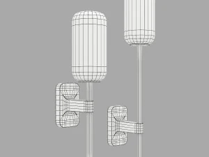 Astro lighting tacoma vidro de palheta grande &uacute;nico Modelo 3D