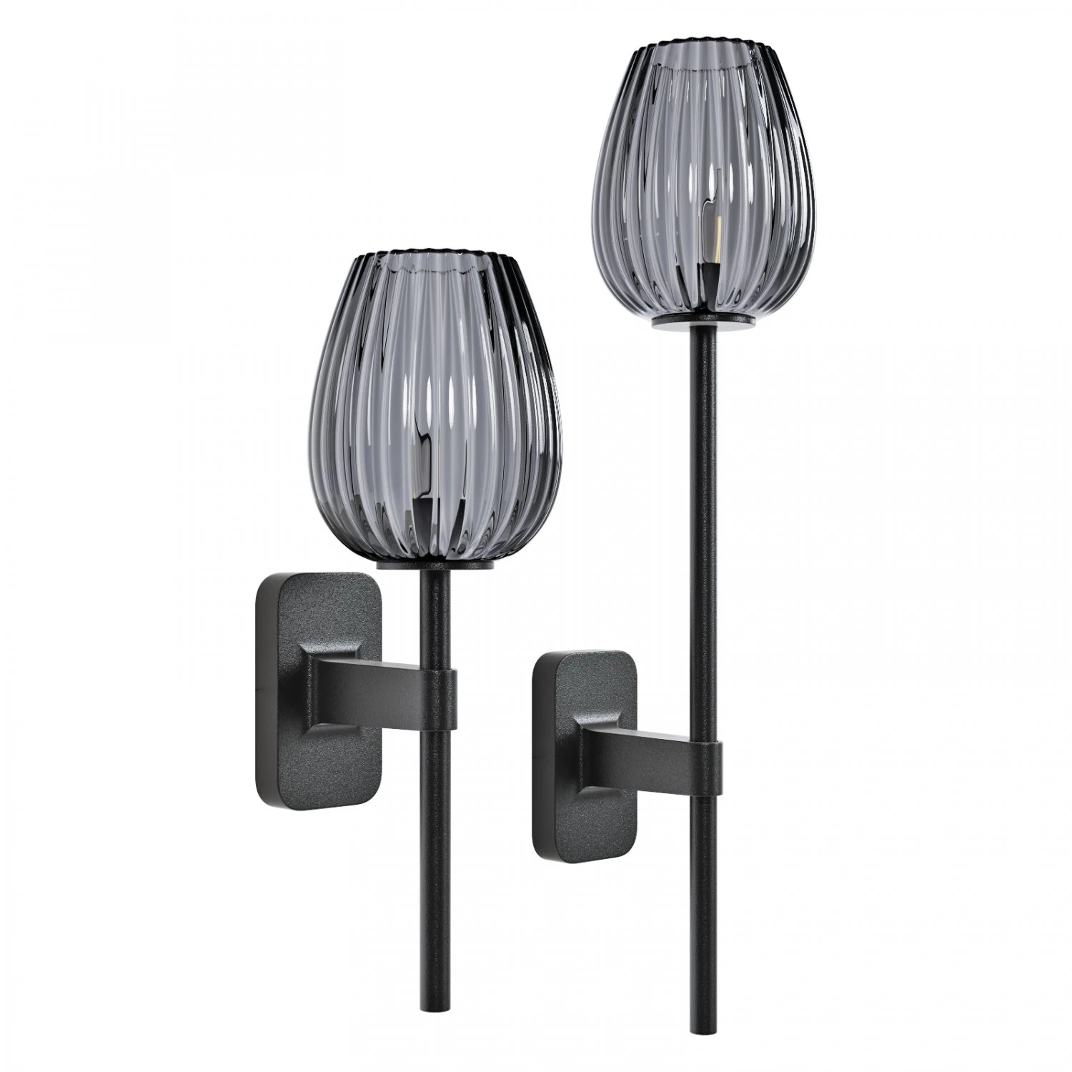 Astro lighting tacoma single-single grande tulip ribbed glass 3D Model .c4d .max .obj .3ds .fbx .stl .blend 