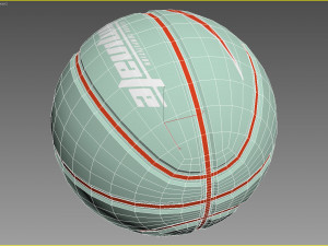 Basketball ball nike dominate set 3D मॉडल