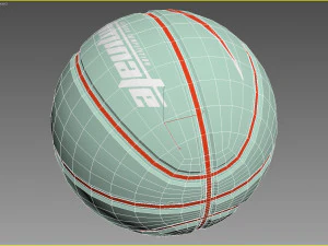 Basketball ball nike dominate set 3D Model