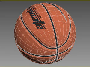 Basketball ball nike dominate set 3D Model