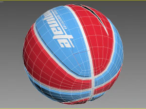 Basketball ball nike dominate set 3D Model