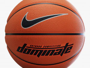 Basketball ball nike dominate set 3D Model