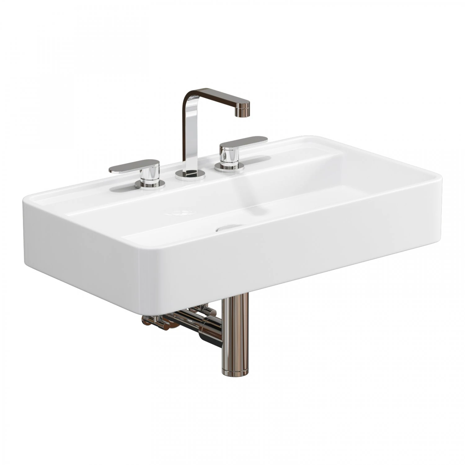 Ceramica flaminia miniwash MW75PR 3D Model .c4d .max .obj .3ds .fbx .stl .blend