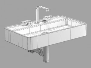Ceramica flaminia miniwash MW75PR 3D Model